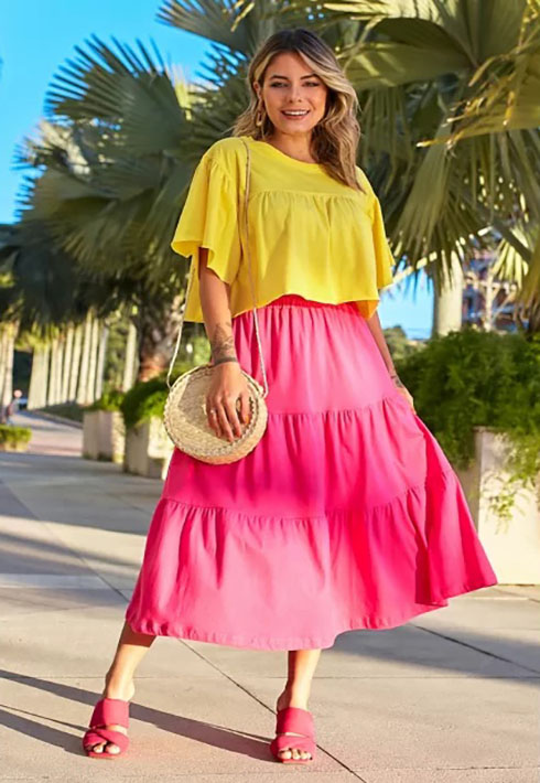 Cropped Bianca Amarelo