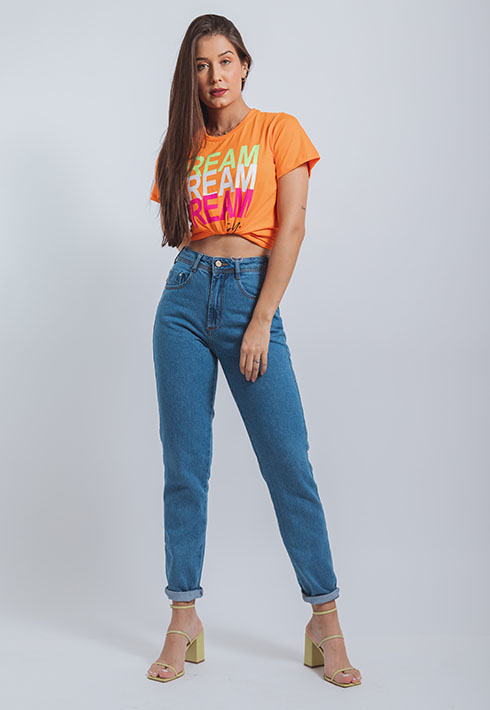 T-shirt Dream Laranja