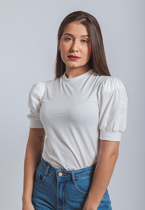 Blusa Manga Princesa Lia