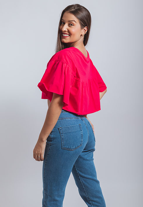 Cropped Bianca Pink