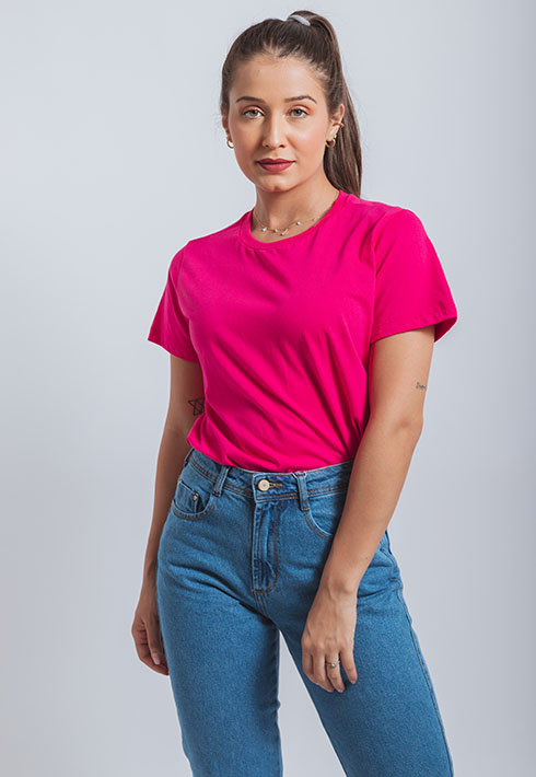T-shirt Básica Pink