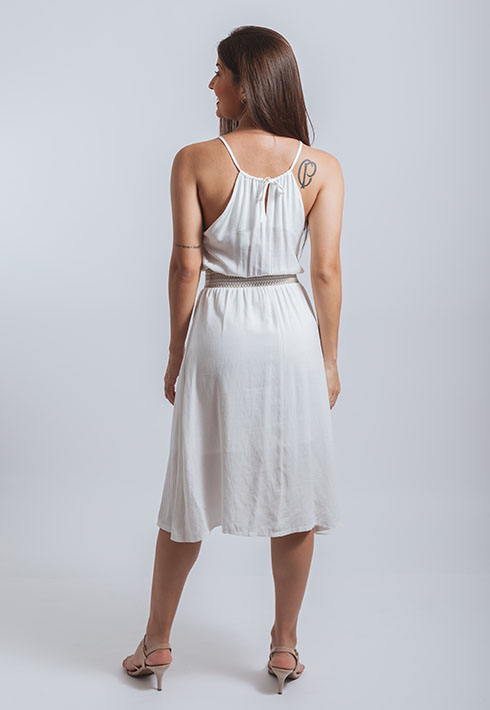 Vestido Bordado Branco