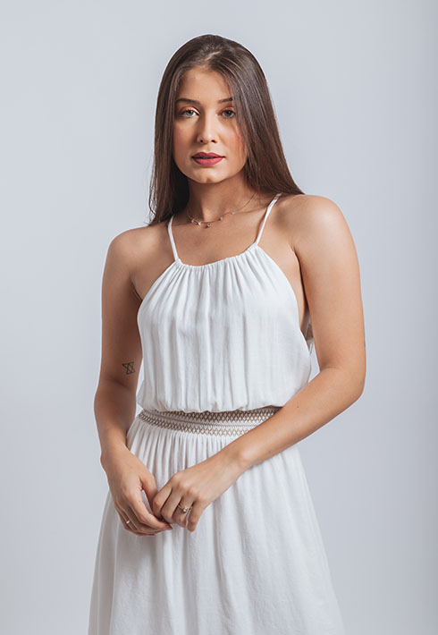 Vestido Bordado Branco
