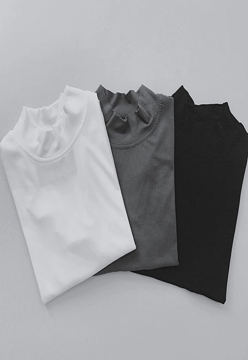 Blusa Gola Alta Luize Off White