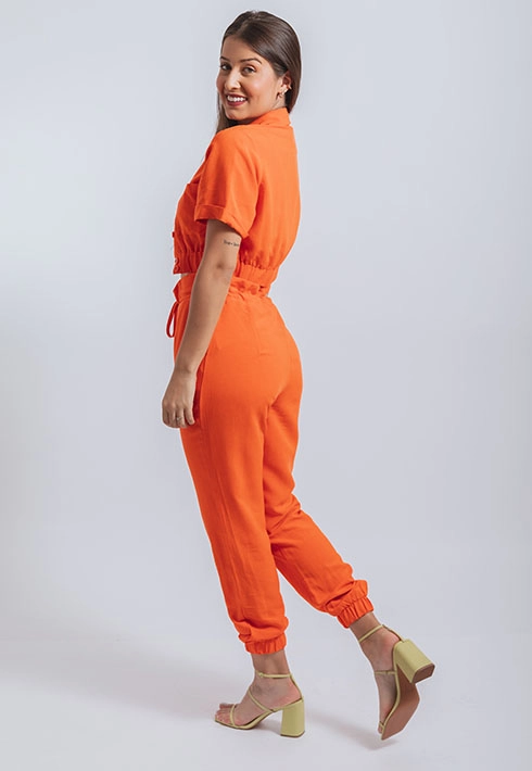 Calça Clochard Renata Laranja