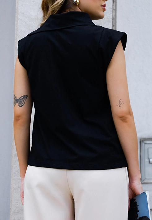 Muscle Tee Gola Camila Preta