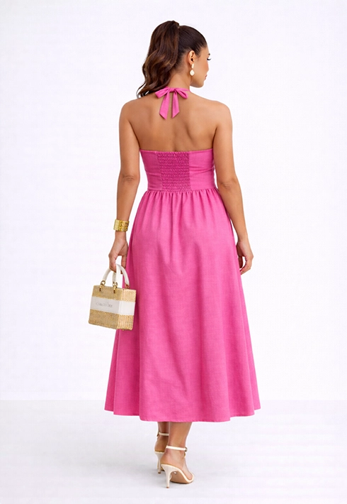 Vestido Frente Única Leona Pink