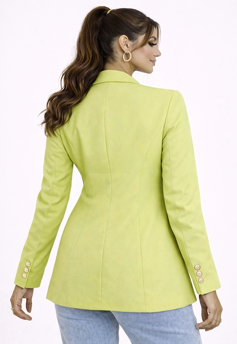 Blazer Botões Olivia Verde Lima