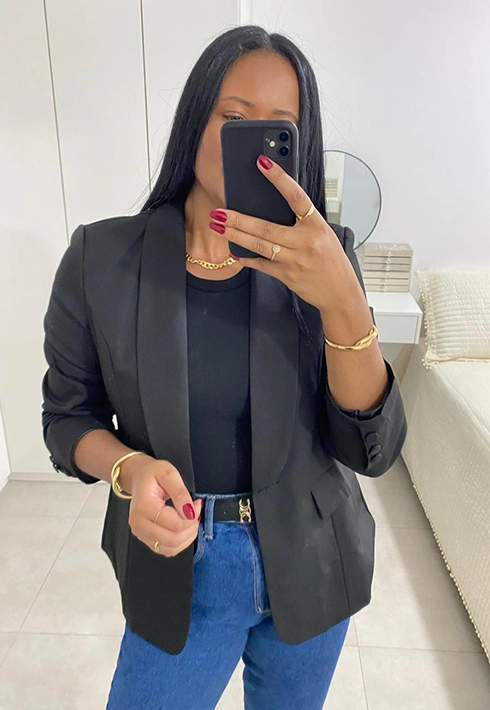 Blazer Over Paola Preto