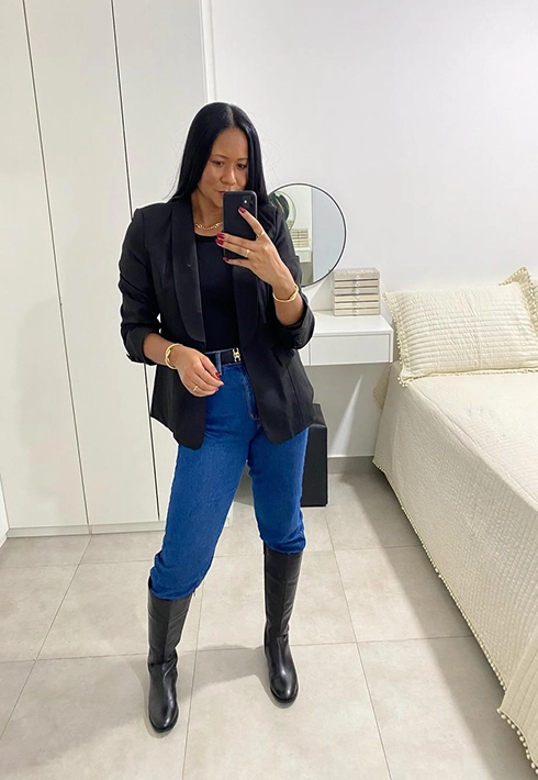 Blazer Over Paola Preto