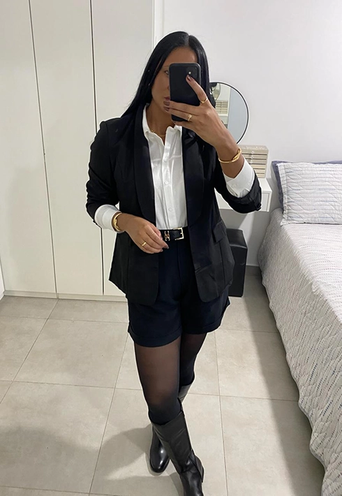 Blazer Over Paola Preto