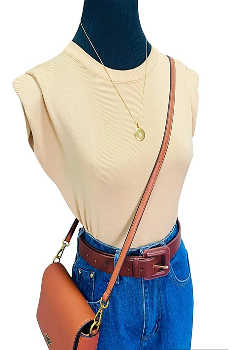 Blusa Muscle Modal Hanna Bege