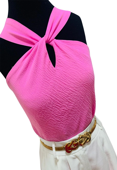 Blusa Nó Clarice Rosa