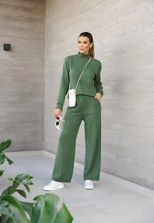 Conjunto Tricot Dara Verde