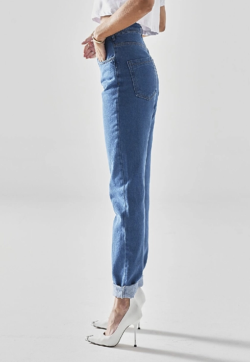Calça Mom Jeans Anna Média