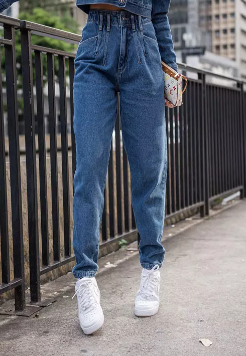 Calça Baggy Pence Média Feminino