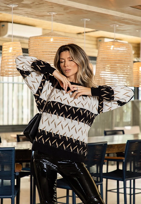 Blusa Tricot Eva Preto