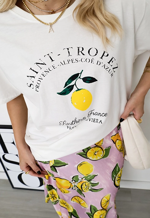 T-shirt Lemon Off White